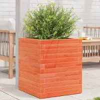 Prolenta Maison Exclusive - Jardinière cire marron 40x40x46 cm bois de pin massif