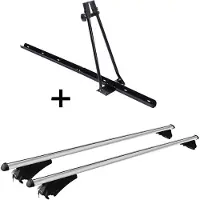 VDP Porte-vélos ORION + porte-rail Tiger XL compatible avec Land Rover pour Range Rover Evoque ab 11