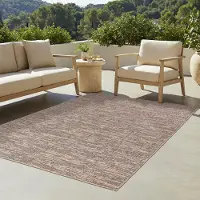 Tapiso Tapis Tapis YUCANA Outdoor Beige Balcon Résistant aux UV 160 x 230 cm