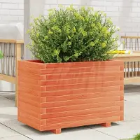 Prolenta Maison Exclusive - Bac à plantes brun cire 70x40x49,5 cm Bois massif Pin