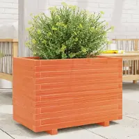 Prolenta Maison Exclusive - Jardinière cire marron 70x40x49,5 cm bois de pin massif