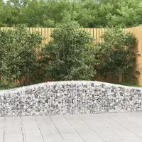 Prolenta Maison Exclusive - Paniers à gabions arqués 6 pcs 400x50x40/60 cm Fer galvanisé