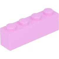 LEGO 250 pièces 3010 Brick 1x4 Part Basic briques 250 rose clair