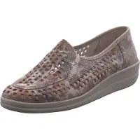 ACO HAUSTECHNIK Chaussures Aco pour femmes, chaussures basses, mocassins, couleur grise, style décontracté