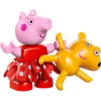 LEGO Duplo : Peppa Pig et son ours en peluche