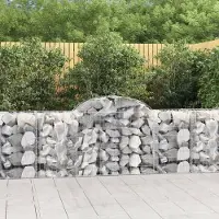 Prolenta Maison Exclusive - Paniers à gabions arqués 30 pcs 200x50x80/100 cm Fer galvanisé