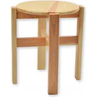 Sonstiges Tabouret marchepied Tabouret bois Tabouret marchepied Pin 44,5 cm Rond