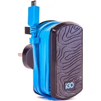 IGo Wall Charger 1A avec enrouleur de câble pour micro-USB