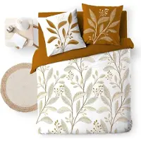 Douceur d'intérieur Parure de lit - - MALIKA - Coton - 240x220cm - Beige