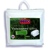 Dodo Couette Tempérée 240 x 260 cm, 100% Fibre Polyester, Pour 2 Personnes, Blanc