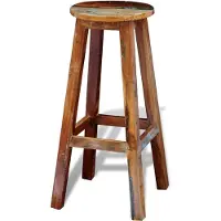 Prolenta Maison Exclusive - Tabouret de bar en bois massif recyclé