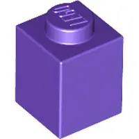 LEGO 250 pièces , pièces n° 3005 en violet foncé (Dark Purple)