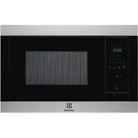 Electrolux Micro-ondes Encastrable CMS4253TMX, Inox Anti-trace, 25L, Grill, 900W, 388x595x400 mm
