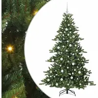 Syfax Sapin de Noël Artificiel à Branches Articulées Vert 180 cm