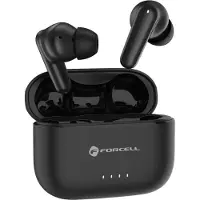 Forcell F-AUDIO Super Clear Calls casque d'écoute Bluetooth sans fil TWS ANC+ENC+DONGLE noir