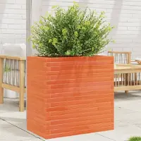 Prolenta Maison Exclusive - Jardinière cire marron 70x40x68,5 cm bois de pin massif