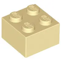 LEGO 3003 Beige (Beige) 50 pièces