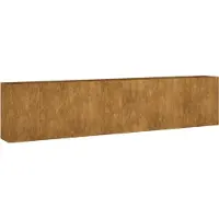 Syfax Lit surélevé de jardin 360x40x80 cm acier corten