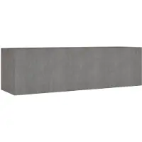Syfax Lit surélevé de jardin 280x80x80 cm acier corten