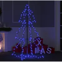 The Living Store Sapin de Noël en forme de cône 160 LED Intérieur & Extérieur 78x120 cm