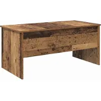 Syfax Table basse Bois Ancien 102 x 50,5 x 46,5 cm Bois d'ingénierie