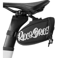 RockBros Sacoches de selle vélo Sacoches de selle réfléchissantes MTB Sacoche de siège 0,8L Noir