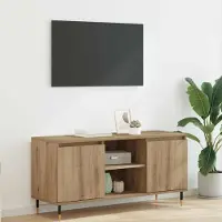 Prolenta Maison Exclusive - Meubles TV, dimensions 104 x 35 x 50 cm, en panneaux de particules imitation chêne massif