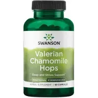 Sonstiges Valériane Camomille Houblon - Standarized 60 capsules Swanson Health Products