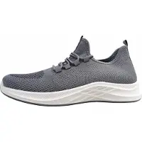 Post Xchange : Chaussures pour hommes, mocassins, chaussures de sport à lacets, couleur grise, style décontracté