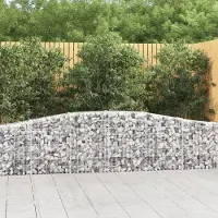 Prolenta Maison Exclusive - Paniers à gabions arqués 20 pcs 400x30x60/80 cm Fer galvanisé