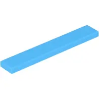 LEGO 25 pièces , pièce c. 6636 en bleu azur foncé