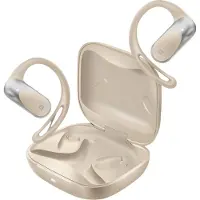 Swissten , écouteurs de sport à conduction d'air, Bluetooth, IP54, conception ouverte, beige
