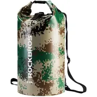 RockBros Dry Bag Sac de rangement étanche pour les sports nautiques, la plage Camouflage 30L