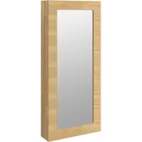 Syfax Armoire à bijoux avec miroir murale 30 x 8,5 x 67 cm