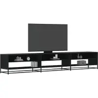 Prolenta Maison Exclusive - Meuble TV noir 270x40x46 cm bois d'ingénierie