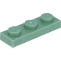 LEGO 1x3 plaque 3623 - 100 pièces vert sable