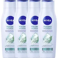 Beiersdorf Shampooing soin Nivea volume, force et soin, paquet de 4 (4 x 250 ml)
