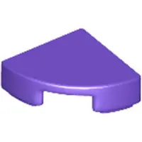 LEGO 1x1 carreaux coin rond 25269 - 100 pièces violet foncé