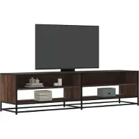 Prolenta Maison Exclusive - Meuble TV chêne marron 180,5x40x46 cm bois d'ingénierie