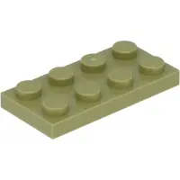 LEGO 250 pièces 3020 Plaques 2x4 Part Basic 250 Vert olive