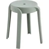 HOME DELUXE Tabouret NIVO – Empilable, vert (lot de 8) | Tabourets peu encombrants pour la cuisine, le salon et le jardin