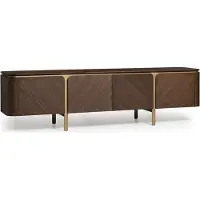 AEA Sideboard RTV Lowboard TV Stand Table Bois Marron Meuble-paroi Moderne