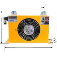 OEM Refroidisseur d'air hydraulique, capacité de refroidissement efficace 2300 kcal/h, haut débit 60 L/min , DC12V