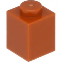 LEGO 250 pièces 3005 Brick 1x1 Part Basic bricks 250 Dark Orange