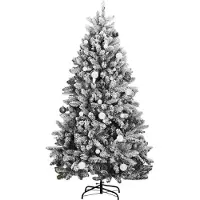 Syfax Sapin de Noël artificiel articulé 300 LED et boules 300 cm