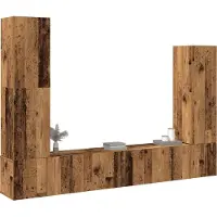 Prolenta Maison Exclusive - Ensemble de meuble TV mural 4 pcs vieux bois bois d'ingénierie
