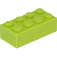 LEGO brique 2x4 3001 - 100 pièces Lime