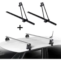VDP 2x porte-vélos ORION + barres de toit EVO ALU compatibles avec Citroen Xantia 5 portes 1993-1998