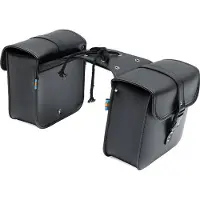 StarTech.com Sacoches de selle moto - Sacoches latérales - Imperméable - CuirPolyuréthane- Adaptation universelle - 26 x 24 x 11 cm - 1 paire - Rangement outils