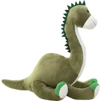 Syfax dinosaure brontosaure en peluche Vert
